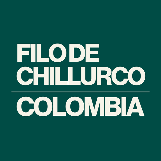 Imagen con el texto Filo de Chillurco – café de Colombia, Levante Brew & Co.